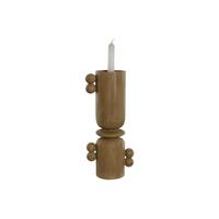 Kandelaber Home ESPRIT Brun Harpiks Træ 15 x 9,5 x 35 cm