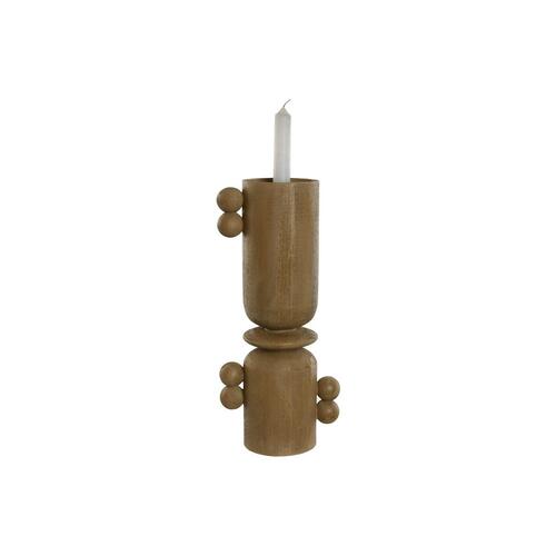 Kandelaber Home ESPRIT Brun Harpiks Træ 15 x 9,5 x 35 cm