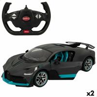 Fjernstyret Bil Bugatti Divo 1:14 Mørkegrå (2 enheder)