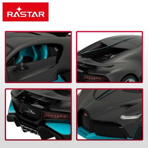 Fjernstyret Bil Bugatti Divo 1:14 Mørkegrå (2 enheder)