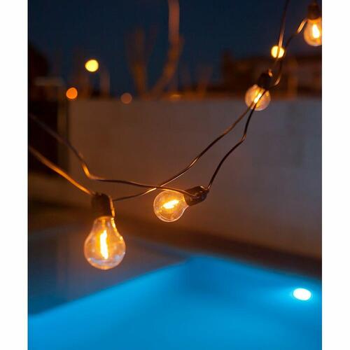 LED guirlande New Garden Allegra Sort 8 m E27 10 350 lm