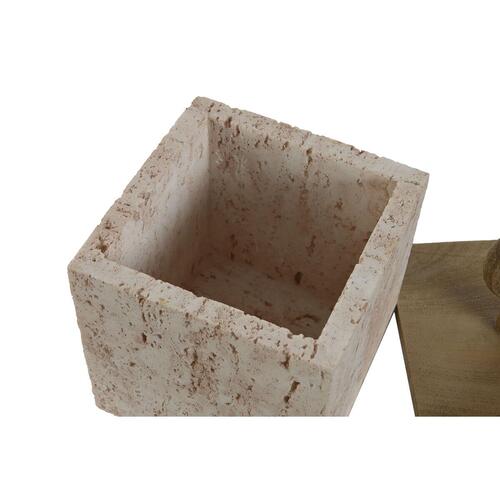 Smykkeskrin Home ESPRIT Beige Harpiks 12 x 12 x 21 cm