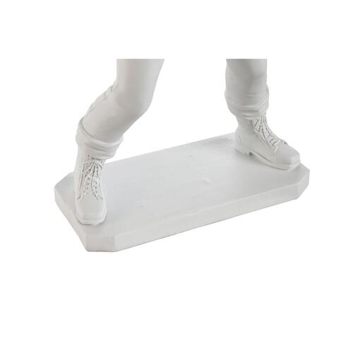 Dekorativ figur Home ESPRIT Hvid Gylden 23 x 12 x 40 cm