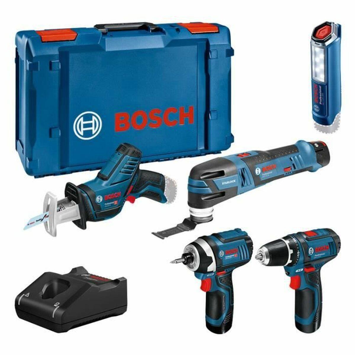 BOSCH GSR 12V bore- og tilbehørssæt - 5 dele