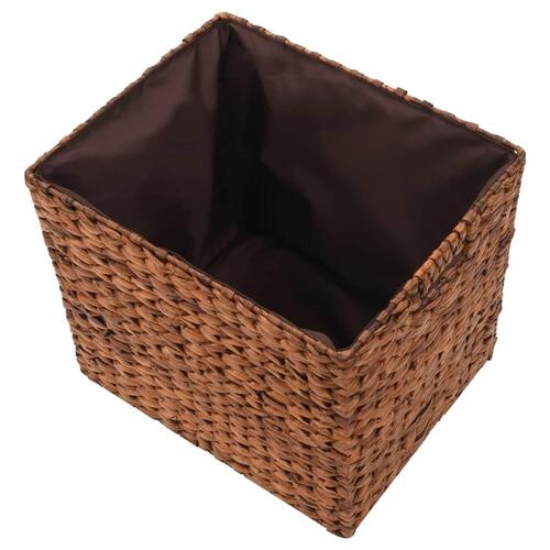 Bænk med 3 kurve søgræs 105 x 40 x 42 cm brun