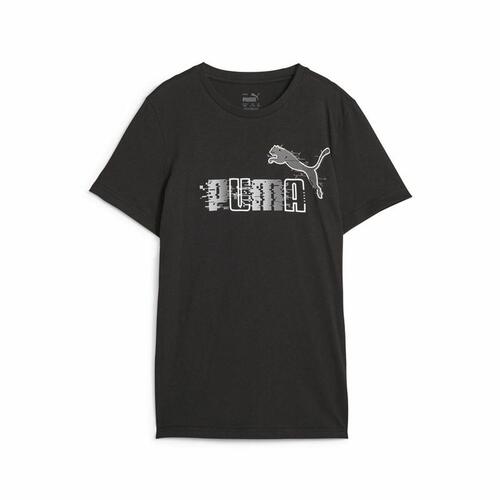 Børne Kortærmet T-shirt Puma Ess+ Futureverse Sort 15-16 år
