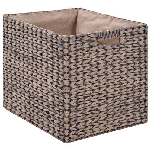 Bænk med to kurve søgræs 71 x 40 x 42 cm grå
