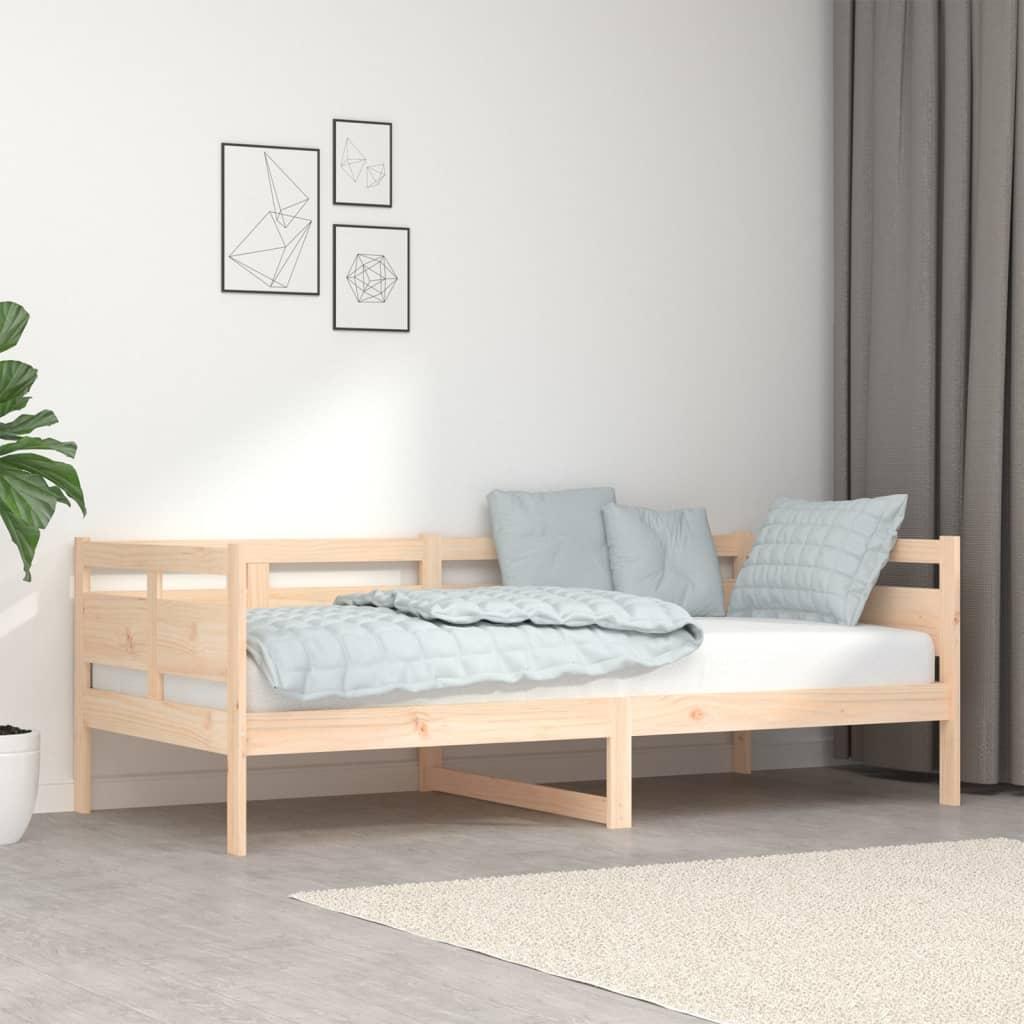 Daybed massivt fyrretræ 90x190 cm
