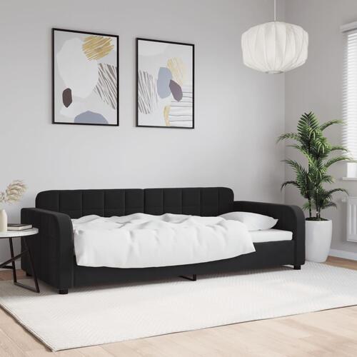 Daybed 90x200 cm velour sort