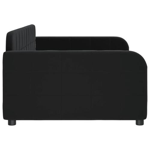 Daybed 90x200 cm velour sort