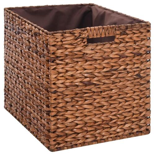 Bænk med 2 kurve søgræs 71 x 40 x 42 cm brun