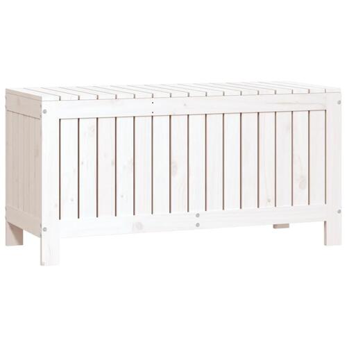 Havekasse 108x42,5x54 cm massivt fyrretræ hvid