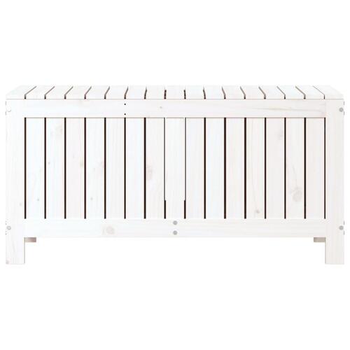 Havekasse 108x42,5x54 cm massivt fyrretræ hvid