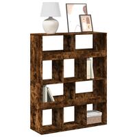 Bogreol 100x33x125,5 cm konstrueret træ røget egetræsfarve
