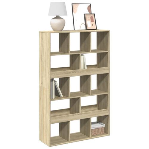 Bogreol 100x33x156,5 cm konstrueret træ sonoma-eg