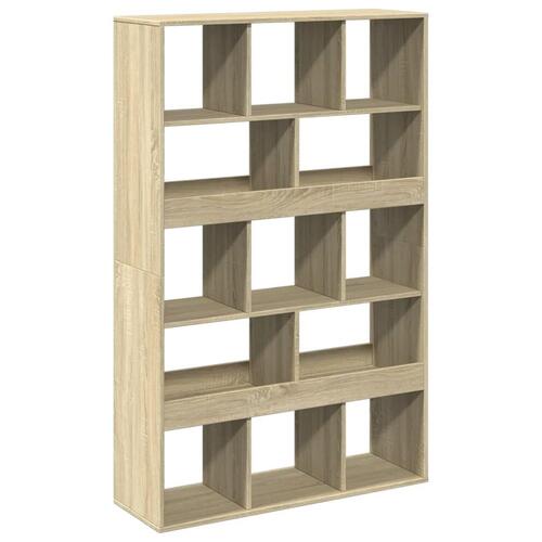 Bogreol 100x33x156,5 cm konstrueret træ sonoma-eg