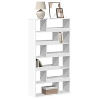Bogreol 100x33x187,5 cm konstrueret træ hvid