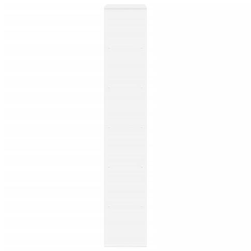Bogreol 100x33x187,5 cm konstrueret træ hvid