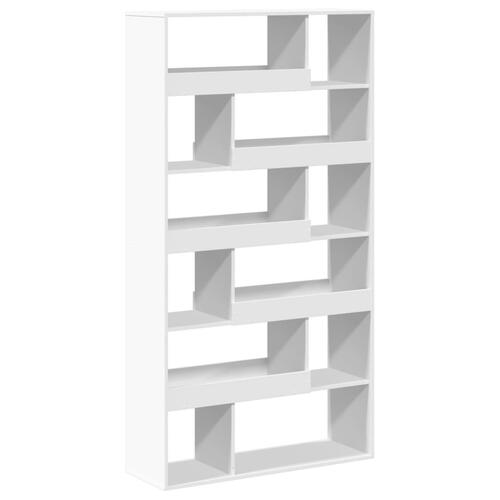 Bogreol 100x33x187,5 cm konstrueret træ hvid