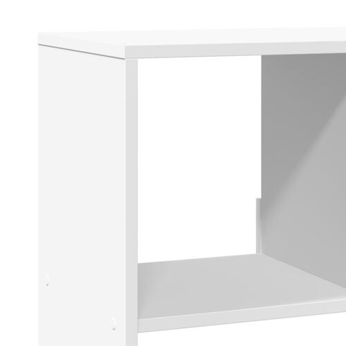Bogreol 100x33x187,5 cm konstrueret træ hvid