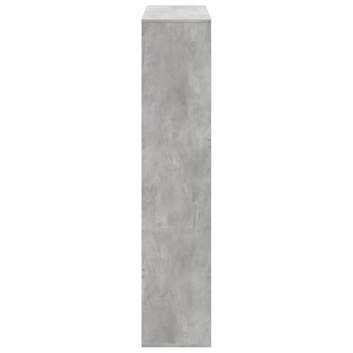 Bogreol 100x33x156,5 cm konstrueret træ betongrå