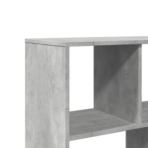 Bogreol 100x33x156,5 cm konstrueret træ betongrå