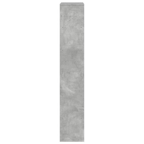 Bogreol 100x33x187,5 cm konstrueret træ betongrå