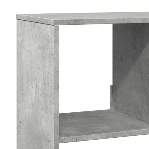 Bogreol 100x33x187,5 cm konstrueret træ betongrå