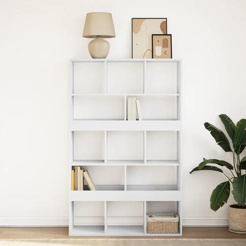 Bogreol 100x33x156,5 cm konstrueret træ hvid