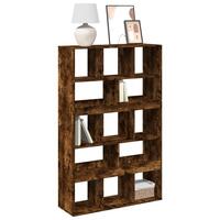 Bogreol 100x33x156,5 cm konstrueret træ røget egetræsfarve