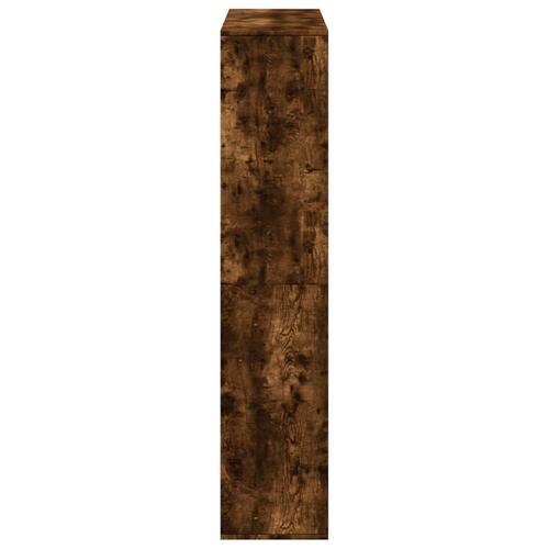 Bogreol 100x33x156,5 cm konstrueret træ røget egetræsfarve