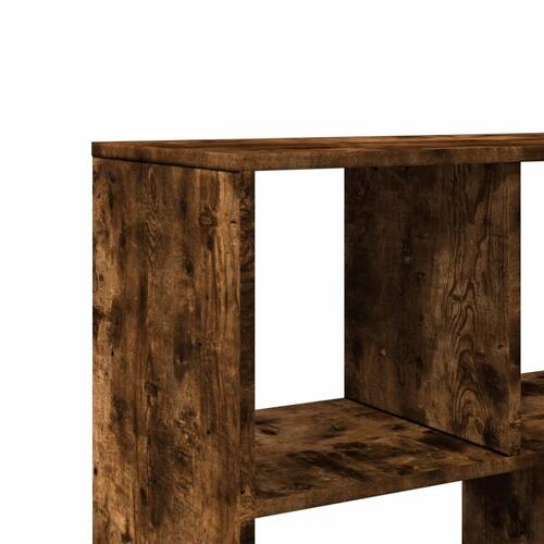 Bogreol 100x33x156,5 cm konstrueret træ røget egetræsfarve