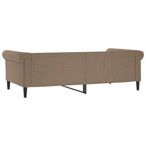 Daybed 100×200 cm i kunstlæder - cappuccino