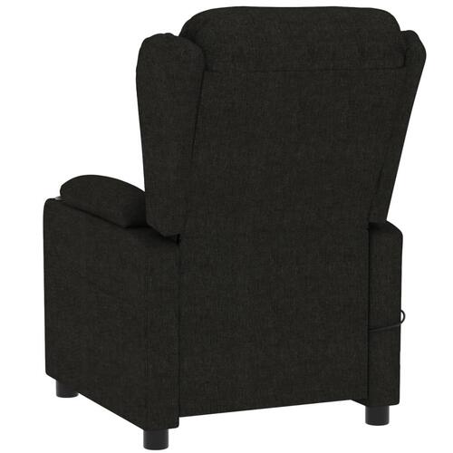 Eldrevet massagestol stof sort
