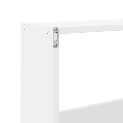 Vægskab 158x18x53 cm konstrueret træ hvid