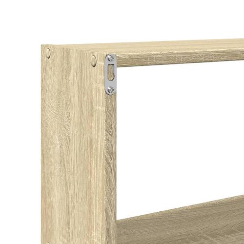 Vægskab 158x18x53 cm konstrueret træ sonoma-eg