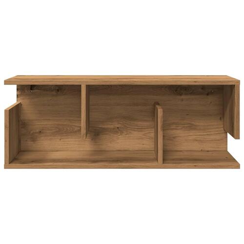 Vægskab 80x20x30 cm konstrueret træ kunsteg