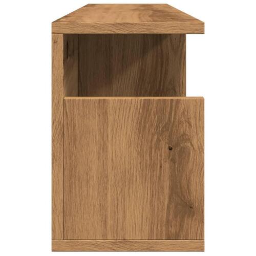Vægskab 80x20x30 cm konstrueret træ kunsteg