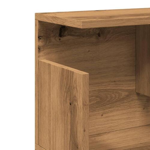Vægskab 80x20x30 cm konstrueret træ kunsteg