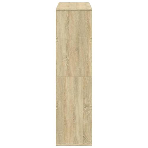 Bogreol 100x33x125,5 cm konstrueret træ sonoma-eg