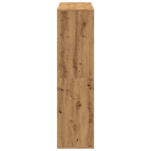 Bogreol 100x33x125,5 cm konstrueret træ kunsteg