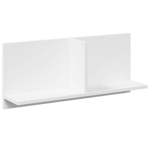 Vægskab 70x16,5x30 cm konstrueret træ hvid