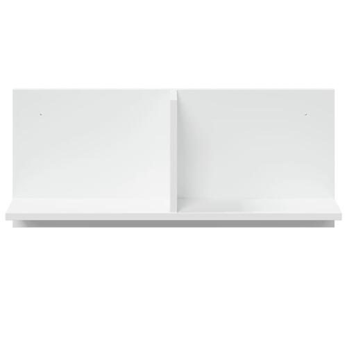 Vægskab 70x16,5x30 cm konstrueret træ hvid