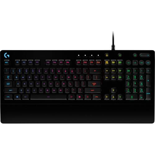 Gaming-tastatur Logitech G213 Qwerty portugisisk Sort