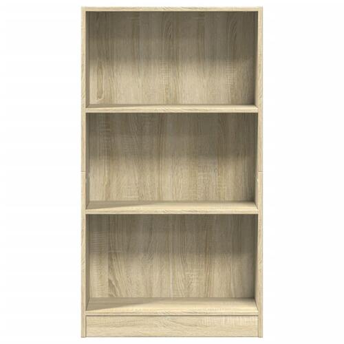 Bogreol 60x24x109 cm konstrueret træ sonoma-eg