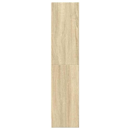 Bogreol 60x24x109 cm konstrueret træ sonoma-eg