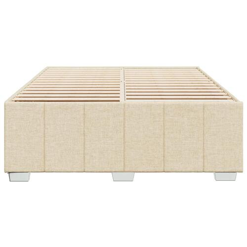 Sengeramme uden madras 160x200 cm stof cremefarvet