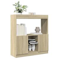 Højskab 92x33x100 cm konstrueret træ sonoma-eg