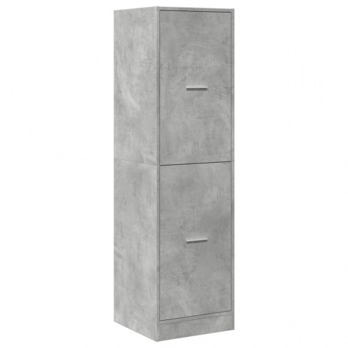 Apotekerskab 40 × 41 × 144,5 cm i konstrueret træ - betongrå