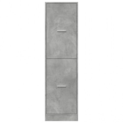 Apotekerskab 40 × 41 × 144,5 cm i konstrueret træ - betongrå